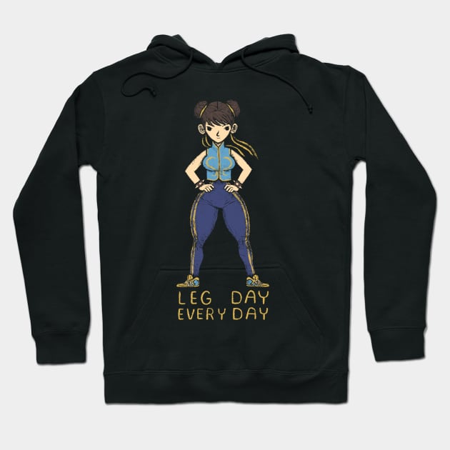 leg day every day Hoodie by Louisros